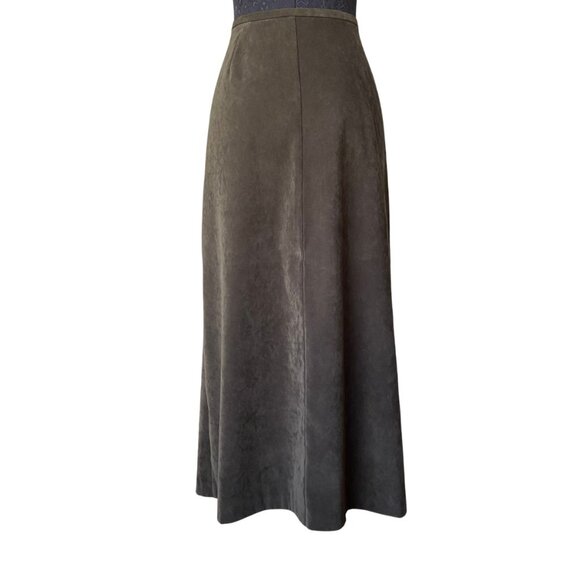 Tribal Stretch-Extensible Green A-Line Midi Skirt Women's 12 - Picture 2 of 5